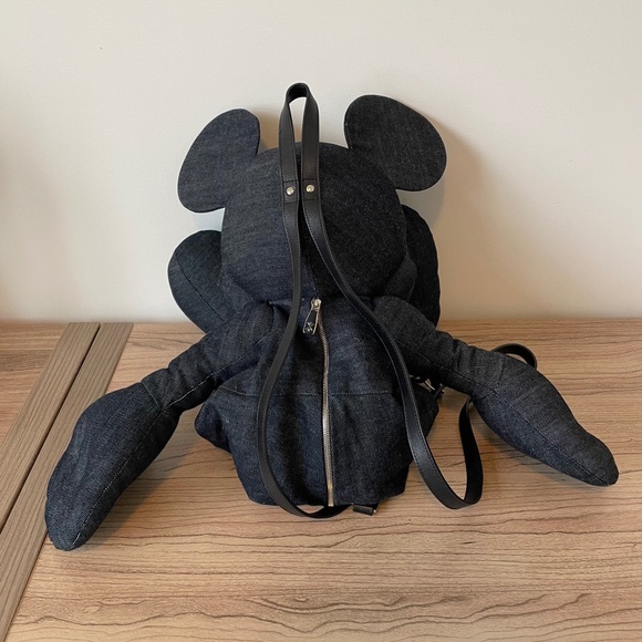 Christopher Raeburn Disney Denim Mickey Mouse bag - RARE - backpack purse BNWOT - Picture 6 of 13